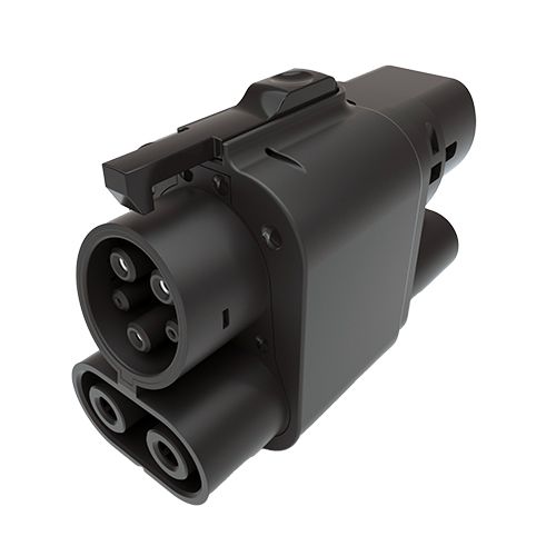מתאם CCS2 ל CCS1 לרכב חשמלי 250KW - טעינה מהירה לרכב אמריקאי - מחיר מבצע תמונה 3