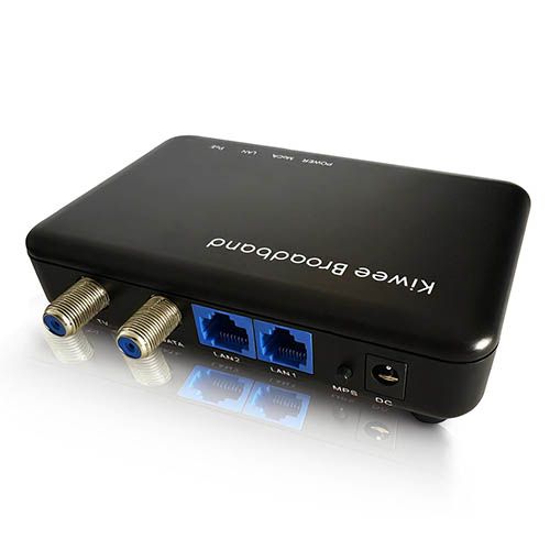 מוקה מתאם רשת על תשתית כבלים  Kiwee MoCA 2.5 Network Adaptor KB-M3-02  2.5Gbps תמונה 2
