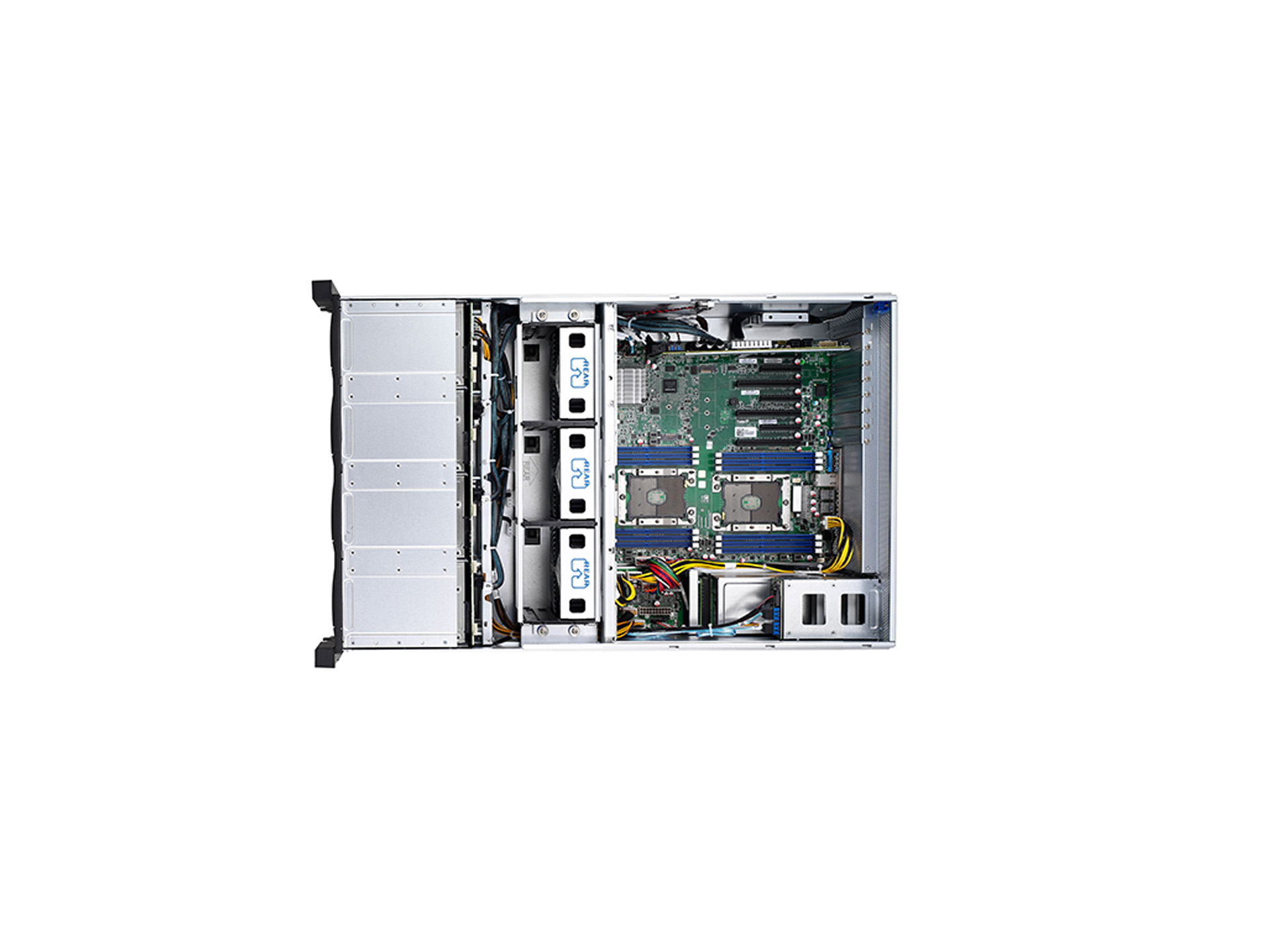 שרת אחסון כפול  עד 24 דיסקים 3 וחצי אינצ' Thunder SX FT70-B7100 INTEL תמונה 3