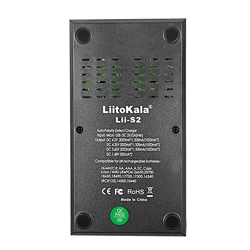 מטען סוללות ליתיום חכם LiitoKala Lii-S2 תמונה 3