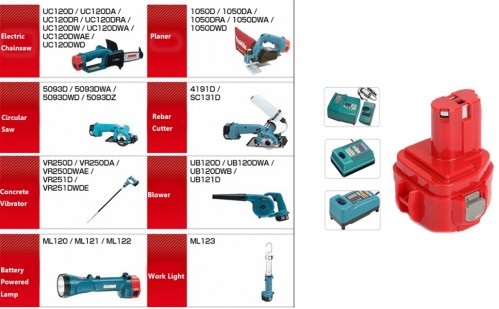 סוללה תואמת מקיטה Makita Ni-MH 12V 3000mAh תמונה 5