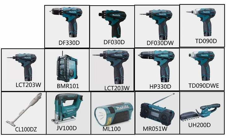 סוללה תואמת מקיטה Makita Li-ion 10.8V 2000mAh תמונה 5