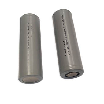 זוג סוללת ליתיום נטענת 21700 3.7V 3000mAh 10c תמונה 2