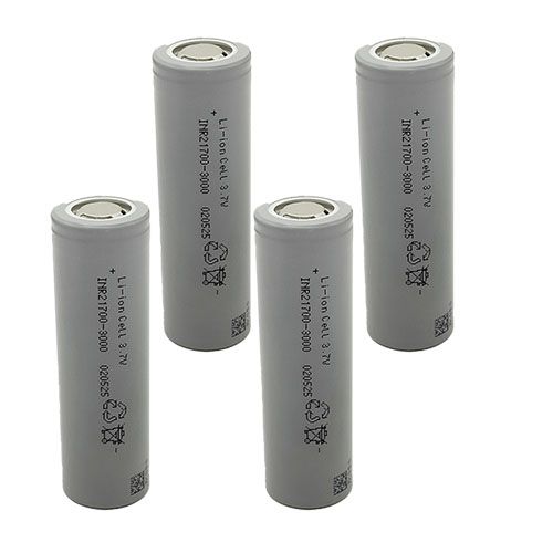 מארז 4 סוללות Sunpower INR21700-3000 Li-ion Battery 3.7V 3000mAh תמונה 2