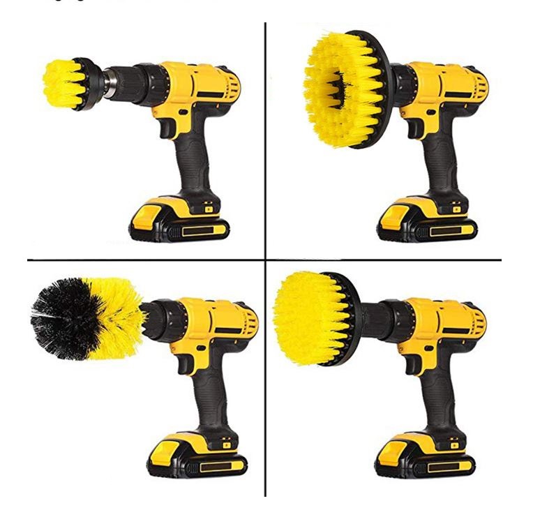 ערכת מברשות לקירצוף למקדחה / מברגה תמונה 4