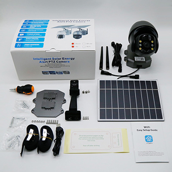 מצלמת אבטחה סולארית סלולרית Braumers SOLAR LTE 4G 1080P PTZ תמונה 3