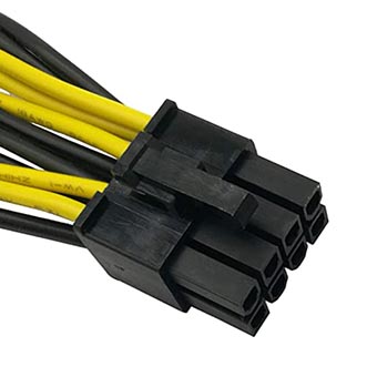 כבל מתאם מפצל חשמל לכרטיס טסלה 8 Pin לכרטיס מסך Nvidia Tesla power cable תמונה 2